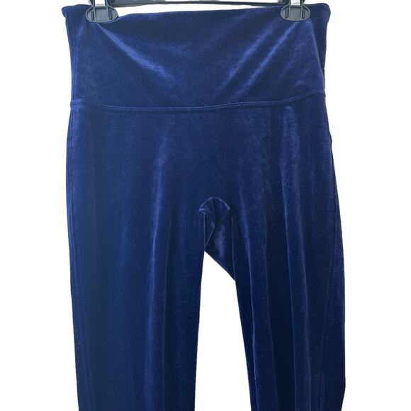 Spanx Blue Velvet Leggings sz Large - Picture 2 of 11